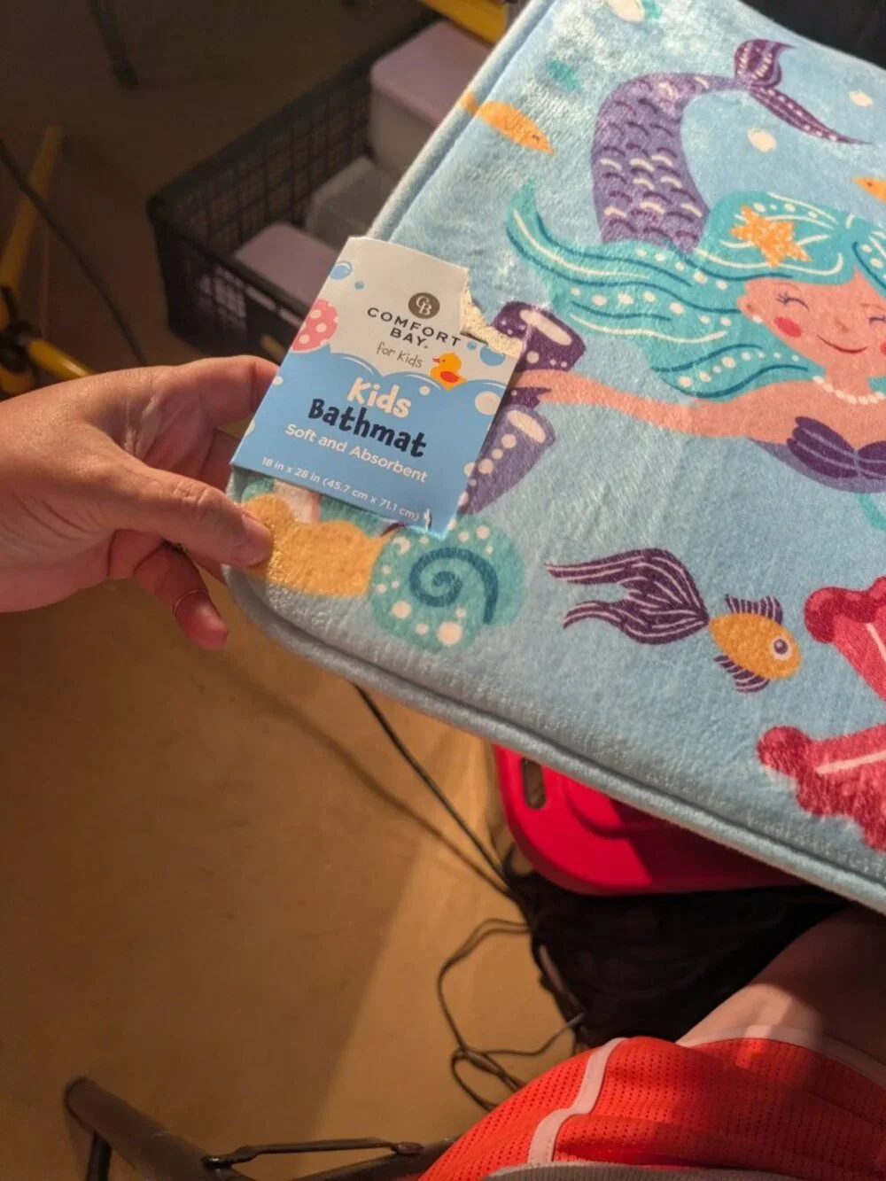 Comfort Bay Kids Bathmat Mermaid Design 18x28 - 25% Off When You Bundle 5+ Items
